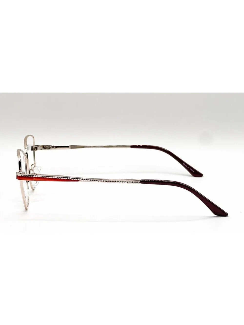 Modern Catherine Gold Red Cat Eye Authentic Eyeglass Frames 54-17-140